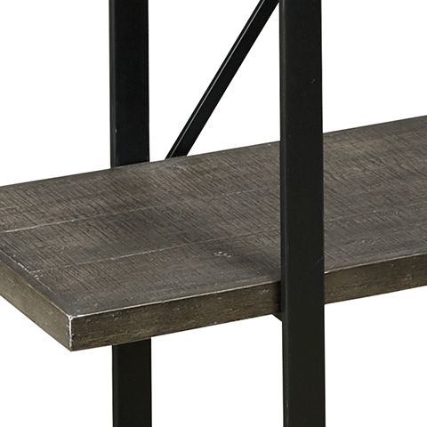 Gilesgrove - Bookcase - Black / Gray - R&R Furniture Gallery (Fountain Valley, CA)