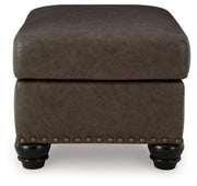 Roxmere - Ottoman - Umber - R&R Furniture Gallery (Fountain Valley, CA)