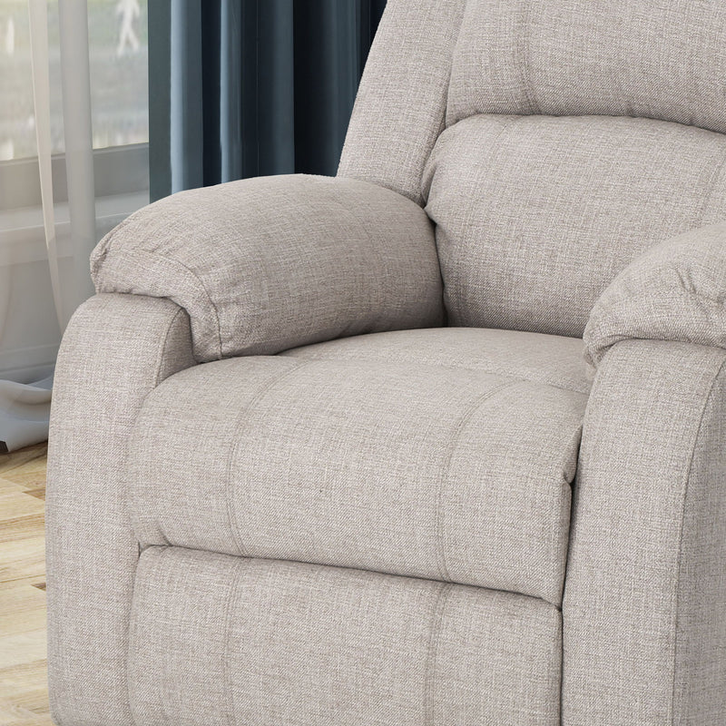 Supreme Comfort Manual Recliner Chair - R&R Furniture Gallery (Fountain Valley, CA)