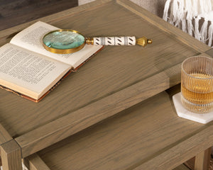 Devin - Solid Wood Nesting Accent Tables - R&R Furniture Gallery (Fountain Valley, CA)