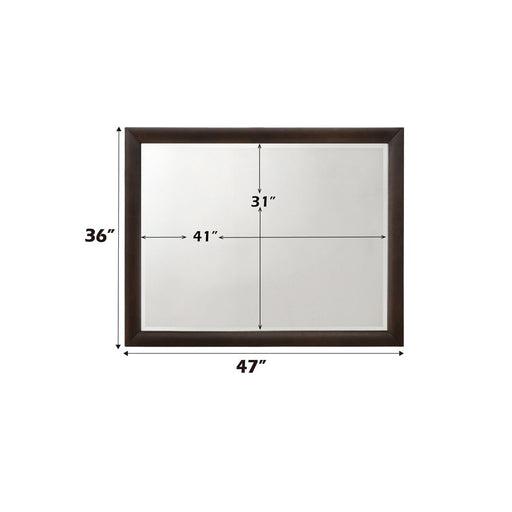 Tablita - Mirror - Dark Merlot - R&R Furniture Gallery (Fountain Valley, CA)