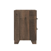 Plinz - 2 Drawer Nightstand - Brown - R&R Furniture Gallery (Fountain Valley, CA)
