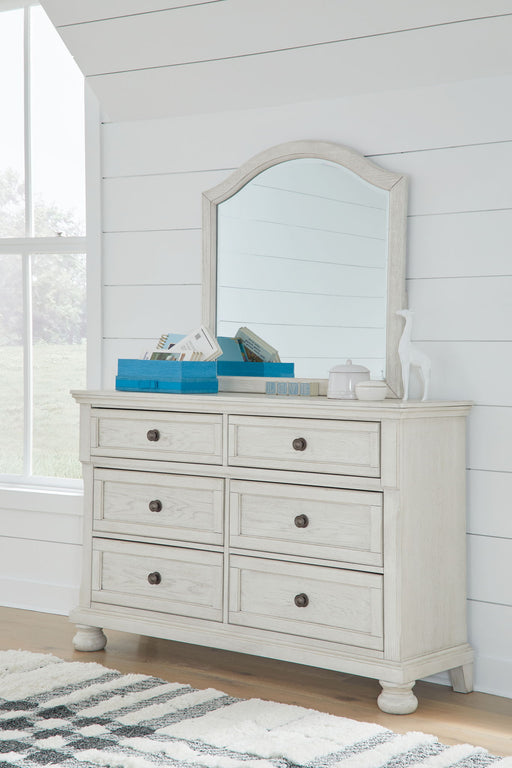 Robbinsdale - Dresser, Mirror - Youth - Antique White - R&R Furniture Gallery (Fountain Valley, CA)