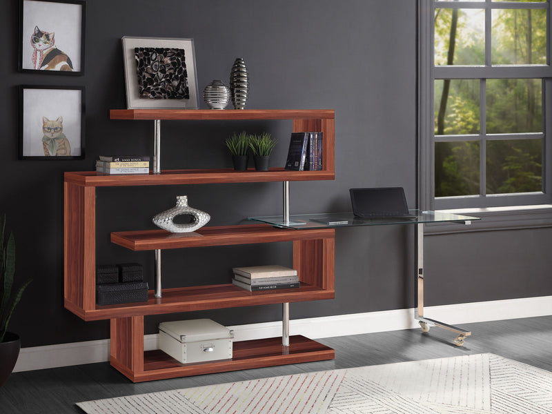 Buck II - Writing Desk With Bookshelf - R&R Furniture Gallery (Fountain Valley, CA)