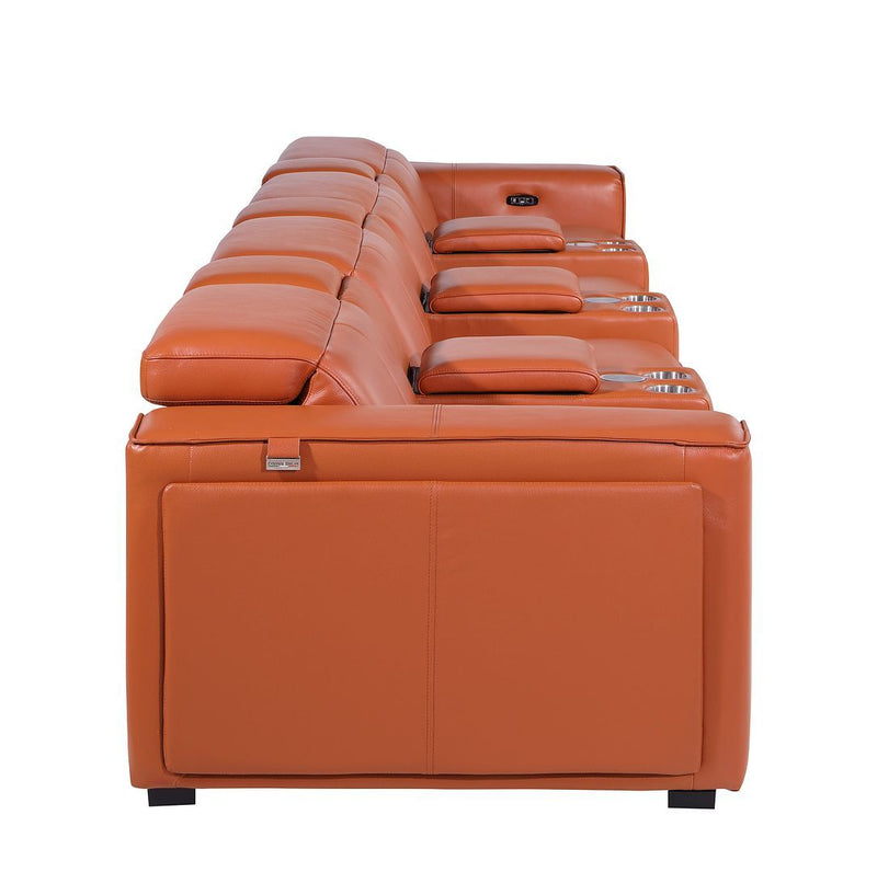1224 - 7-Piece Modular Power Reclining Sofa In With 4 Power Recliners & Power Headrests