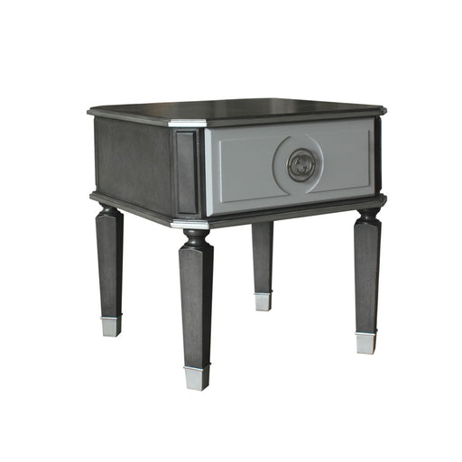 House Beatrice - End Table - Charcoal & Light Gray - R&R Furniture Gallery (Fountain Valley, CA)