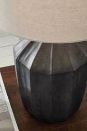 Jilton - Poly Table Lamp - Black - R&R Furniture Gallery (Fountain Valley, CA)