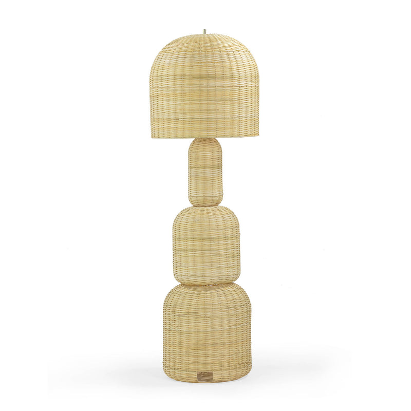 Kootu - Rattan Floor Lamp - Natural - R&R Furniture Gallery (Fountain Valley, CA)