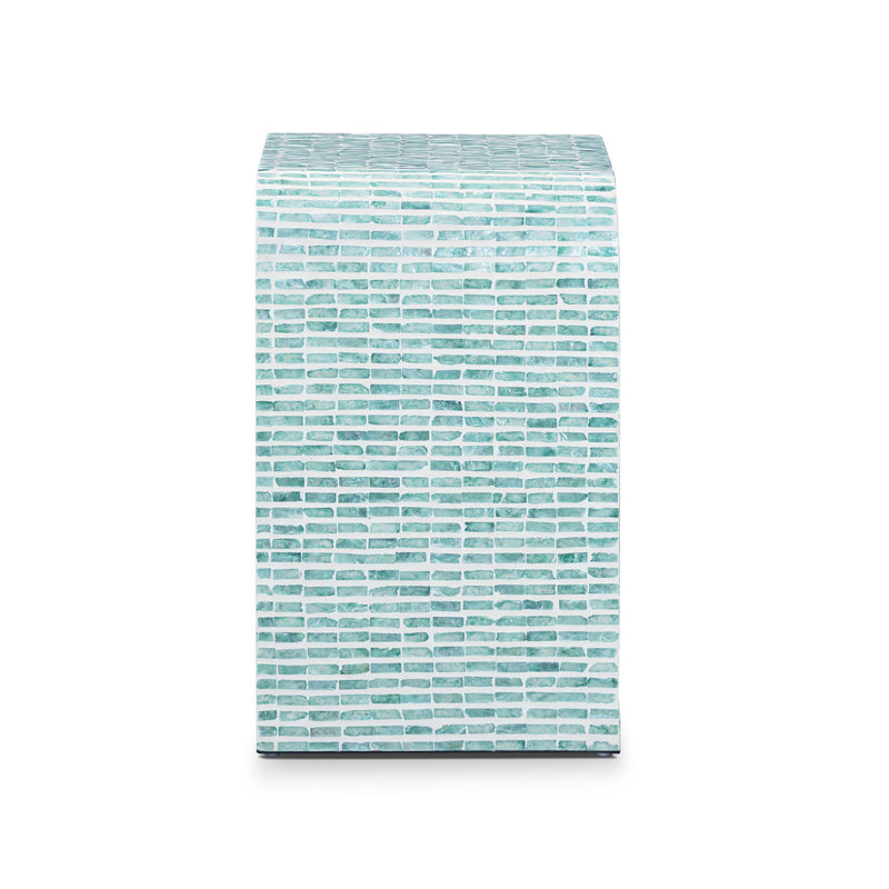 Jess - Capiz Shell Nightstand - Blue