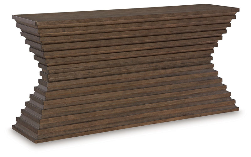Hannodream - Sofa Table - Warm Brown - R&R Furniture Gallery (Fountain Valley, CA)