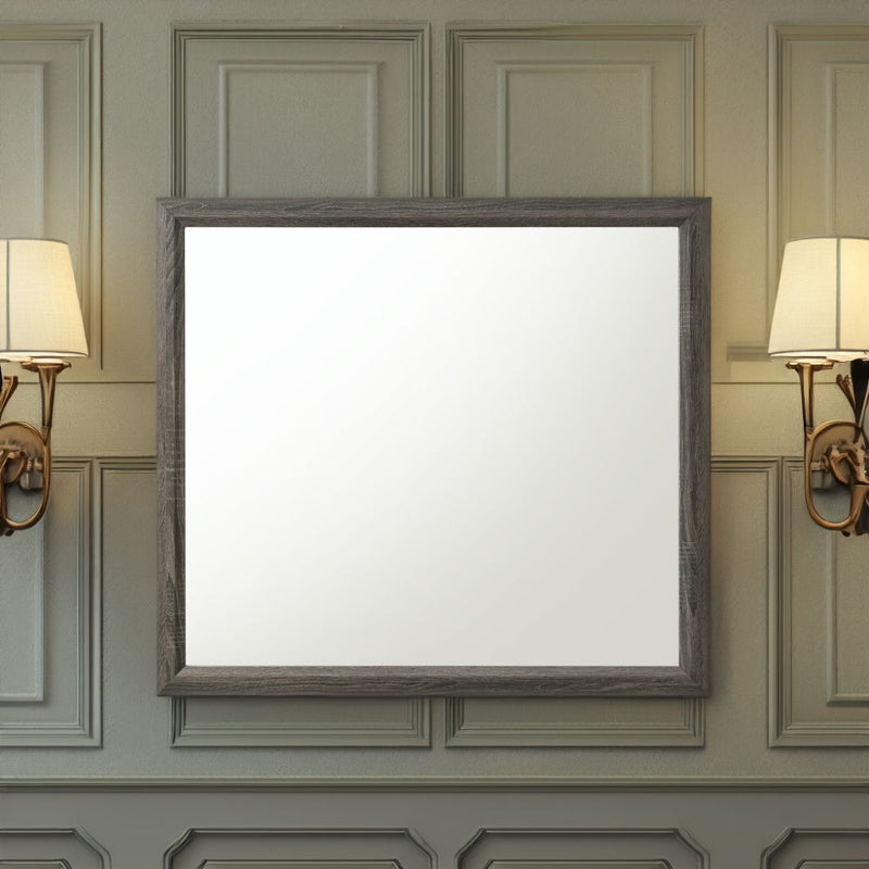 Valdemar - Mirror - Weathered Gray - R&R Furniture Gallery (Fountain Valley, CA)