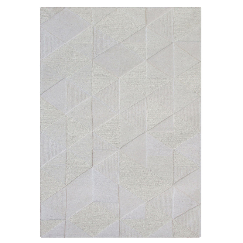 Uttermost La Veta accent rug with geometric pattern in neutral tones, ideal for adding style to living spaces