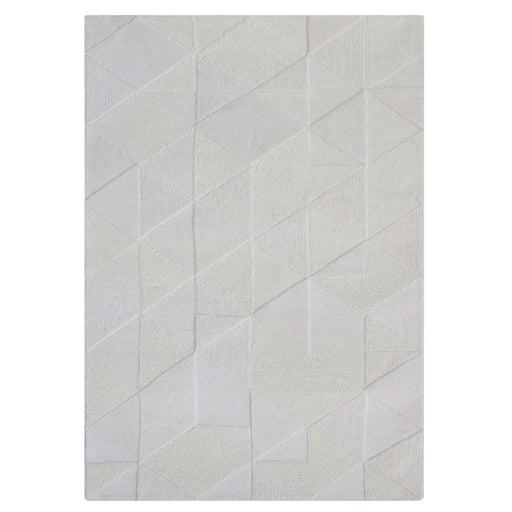 Uttermost La Veta accent rug with geometric pattern in neutral tones, ideal for adding style to living spaces