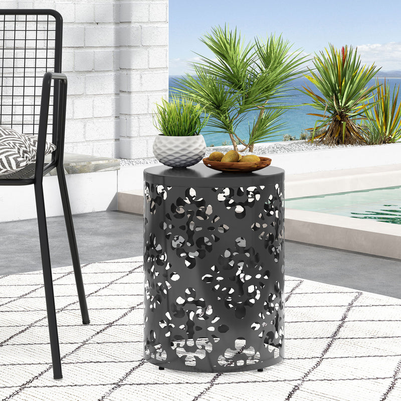 Outdoor Metal Modern Design End Table - R&R Furniture Gallery (Fountain Valley, CA)
