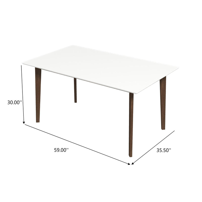 Levi - Modern Style Rectangular Dining Kitchen Table - R&R Furniture Gallery (Fountain Valley, CA)
