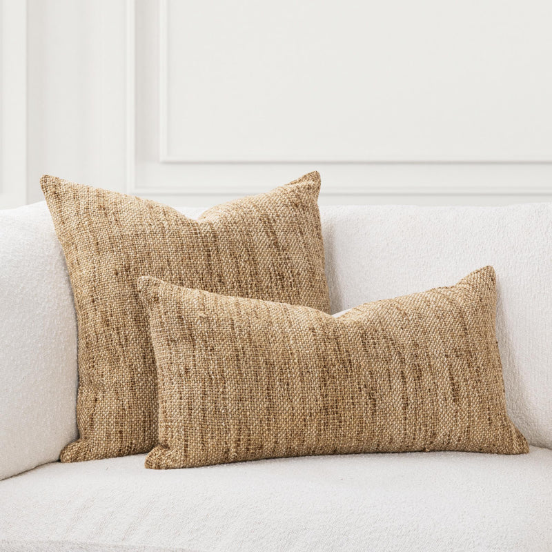 Classic Home Mecca 14x26 inch natural accent pillow with soft fabric and simple design for stylish home decor.