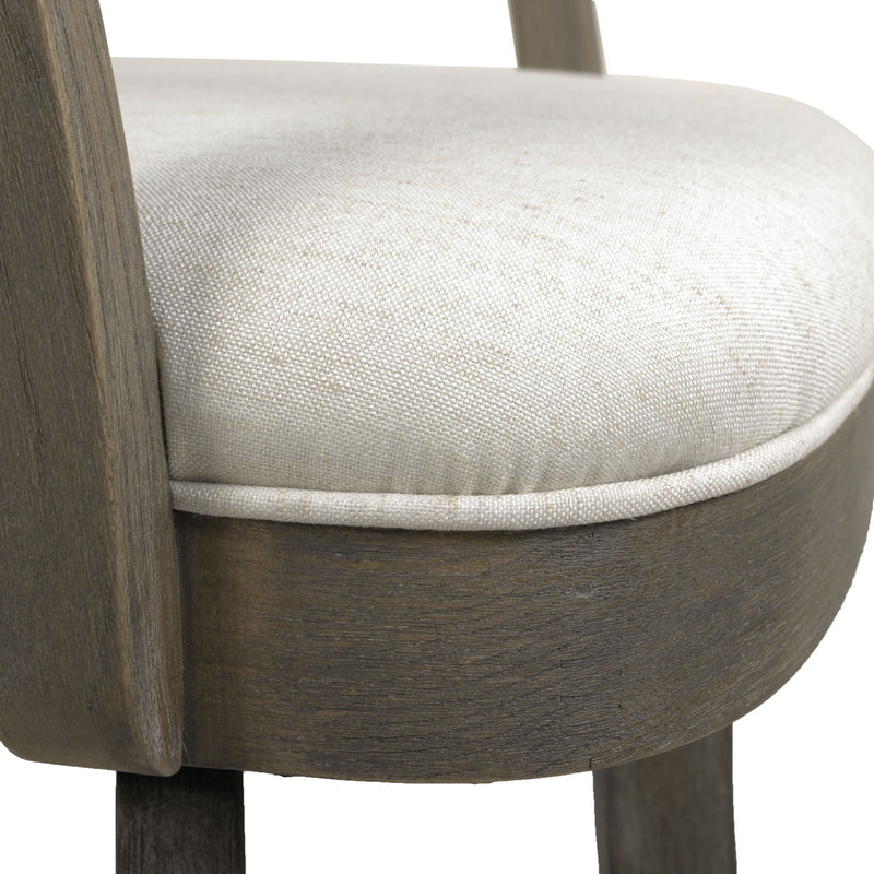 Williams - Swivel Bar Stool With Armrests - R&R Furniture Gallery (Fountain Valley, CA)