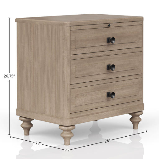 Panel Bedroom Set With 3 Drawer Nightstand, Casual Dresser, Cane Mirror, 3 Drawer Cane Front Chest And Bench - R&R Furniture Gallery (Fountain Valley, CA)
