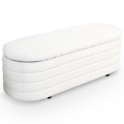 Cabana - Bench With Storage - Ivory - R&R Furniture Gallery (Fountain Valley, CA)