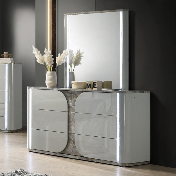 Dresser w/ LED - FM72011LG-D