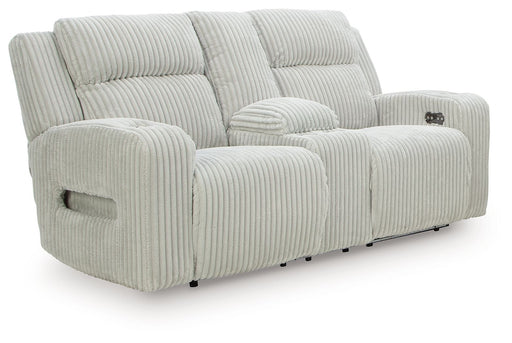 Forest Lake - Power Reclining Loveseat With Console / Adj Headrest - R&R Furniture Gallery (Fountain Valley, CA)