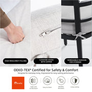 Outdoor Modern Dining Set, Chairs Sunbrella Cushioned And Dining Table With Umbrella Hole - R&R Furniture Gallery (Fountain Valley, CA)