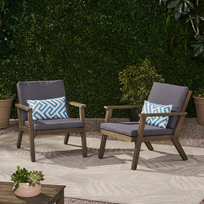 Outdoor Club Chair With Cushion - R&R Furniture Gallery (Fountain Valley, CA)