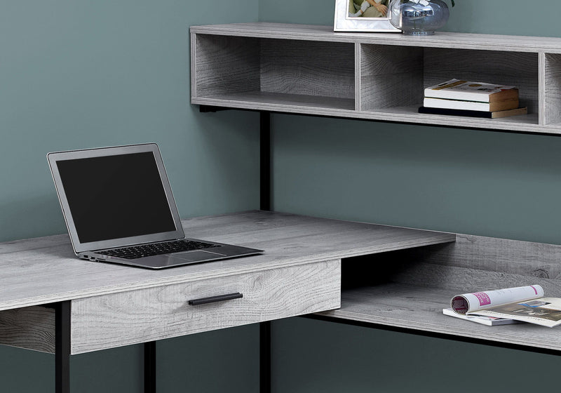 Computer Desk, Home Office, Corner, Storage Drawers, L Shape, Laptop, Contemporary & Modern - R&R Furniture Gallery (Fountain Valley, CA)