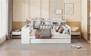 Daybed With 3 Drawers USB Ports And Desk - R&R Furniture Gallery (Fountain Valley, CA)