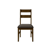 Dining Chair, Upholstered, Side, Dining Room, Transitional (Set of 2) - Brown - R&R Furniture Gallery (Fountain Valley, CA)