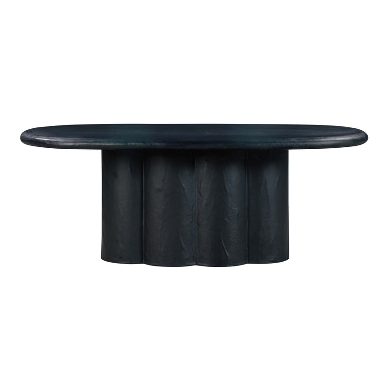 Elika - Faux Plaster Oval Dining Table - R&R Furniture Gallery (Fountain Valley, CA)