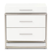 Marquee - Nightstand - Cloud White - R&R Furniture Gallery (Fountain Valley, CA)