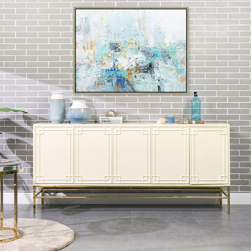 Gemini - Sideboard Storage Buffet - White Birch - R&R Furniture Gallery (Fountain Valley, CA)