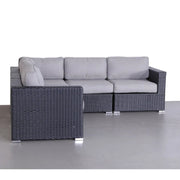 Luxurious Wicker Patio Sectional With Weather Resistant Sunbrella Cushions - R&R Furniture Gallery (Fountain Valley, CA)