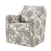 Wide Seat Arm Chair With 360 Degree Rotation - R&R Furniture Gallery (Fountain Valley, CA)