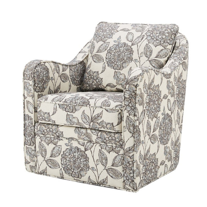 Wide Seat Arm Chair With 360 Degree Rotation - R&R Furniture Gallery (Fountain Valley, CA)