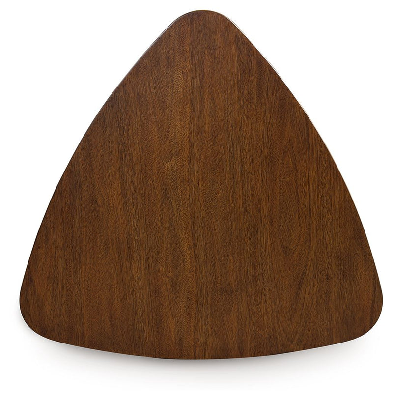 Tameride - Triangle Dining Room Table - Brown - R&R Furniture Gallery (Fountain Valley, CA)