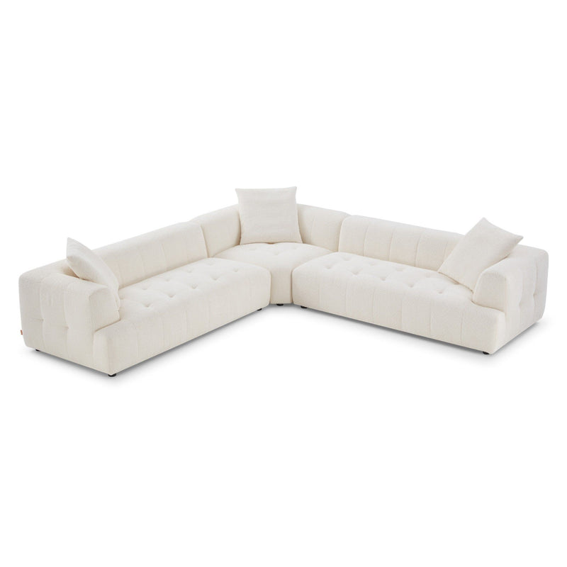 Kaynes - Elegant Upholstery Corner Sofa - R&R Furniture Gallery (Fountain Valley, CA)