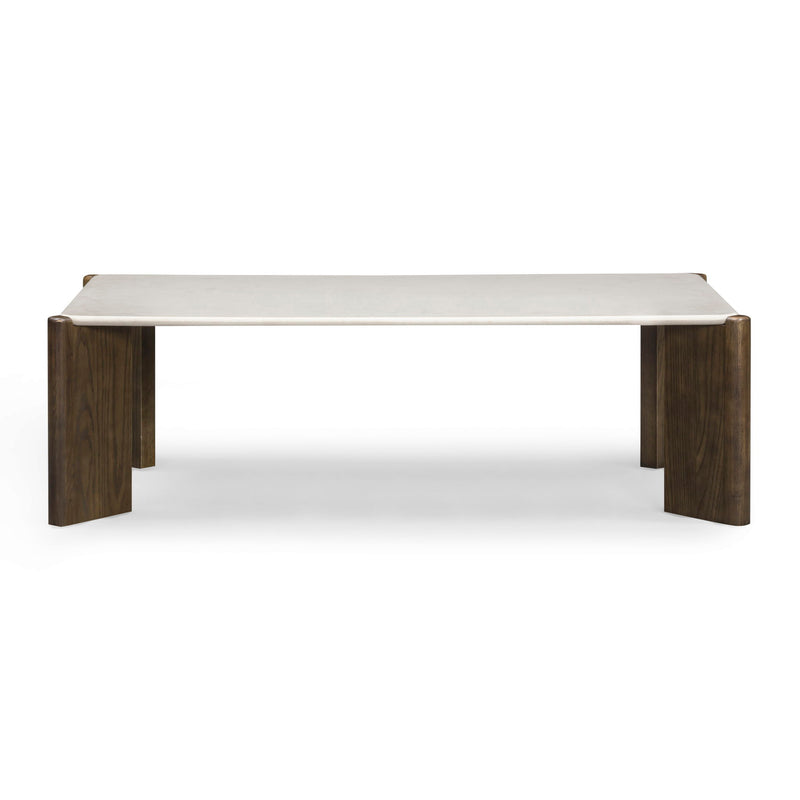 Restis - Rectangular Coffee Table - Cream - R&R Furniture Gallery (Fountain Valley, CA)