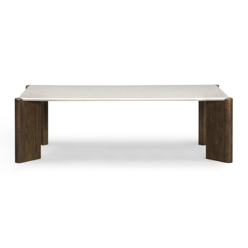 Restis - Rectangular Coffee Table - Cream - R&R Furniture Gallery (Fountain Valley, CA)