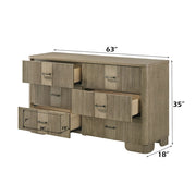 Lakkari - Dresser - Antique Oak - R&R Furniture Gallery (Fountain Valley, CA)