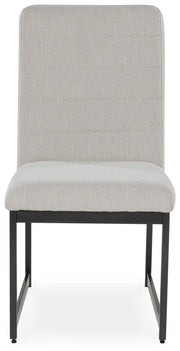 Tomtyn - Dining Upholstered Side Chair (Set of 2) - Light Brown - R&R Furniture Gallery (Fountain Valley, CA)