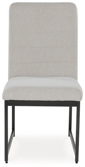 Tomtyn - Dining Upholstered Side Chair (Set of 2) - Light Brown - R&R Furniture Gallery (Fountain Valley, CA)