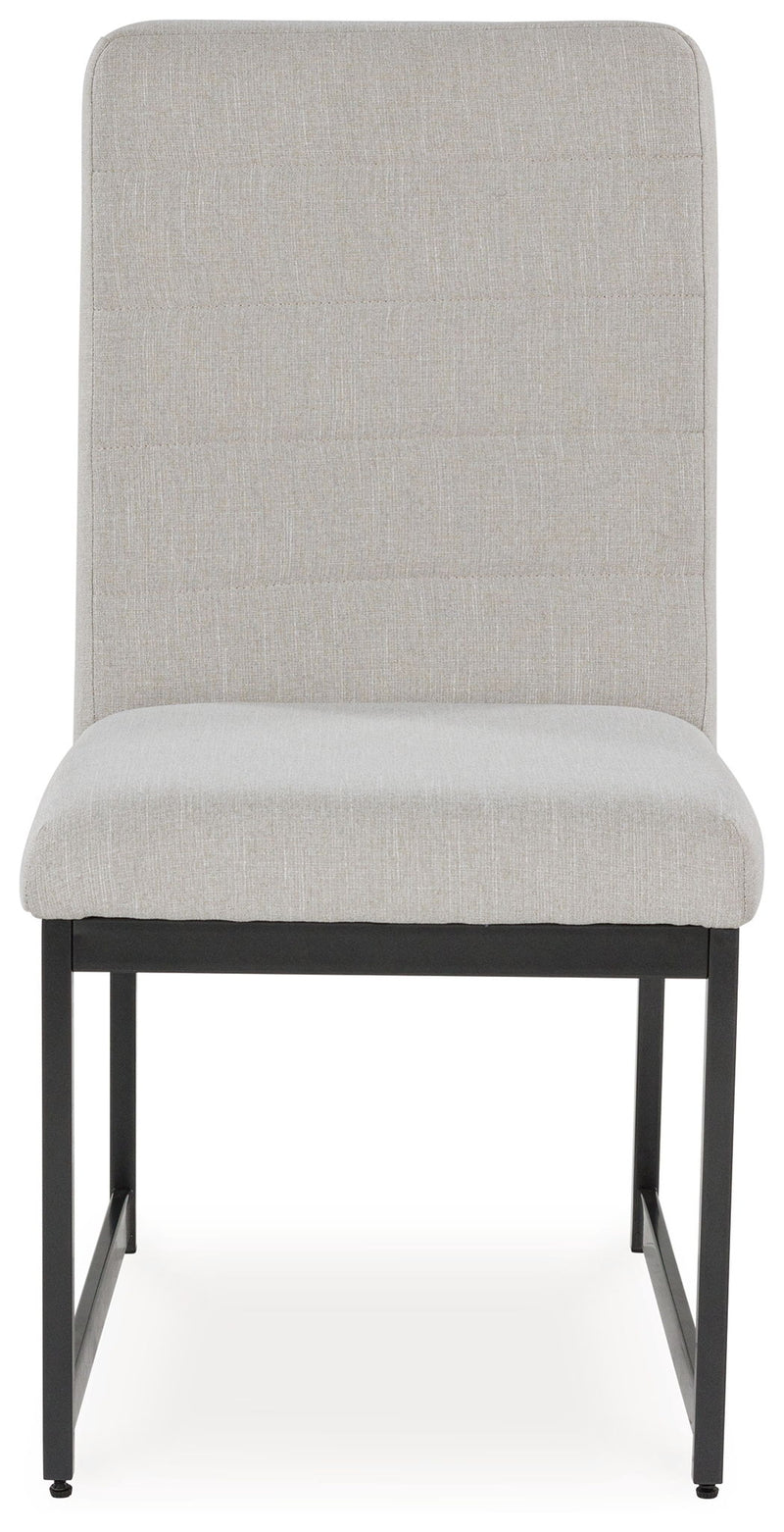 Tomtyn - Dining Upholstered Side Chair (Set of 2) - Light Brown - R&R Furniture Gallery (Fountain Valley, CA)