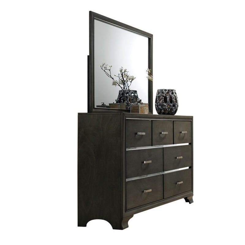 Carine II - Dresser - Gray - R&R Furniture Gallery (Fountain Valley, CA)