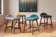 Lyncott - Upholstered Barstool (Set of 2) - R&R Furniture Gallery (Fountain Valley, CA)