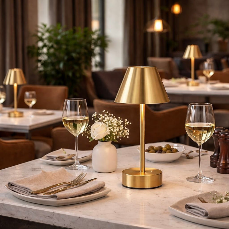 Elegance Rechargeable LED Table Lamp LED Touch Switch - R&R Furniture Gallery (Fountain Valley, CA)
