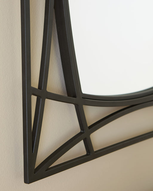 Freenville - Accent Mirror - Black - R&R Furniture Gallery (Fountain Valley, CA)