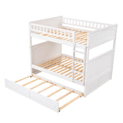 Bunk Bed With Twin Size Trundle, Guardrails - R&R Furniture Gallery (Fountain Valley, CA)