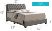 Tufted Upholstered Bed - R&R Furniture Gallery (Fountain Valley, CA)